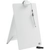 Esselte Glass Desktop Whiteboard Easel Nobo Brilliant White 22x30cm