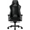 LORGAR Base 311, Gaming chair, PU eco-leather, 1.8 mm metal frame, multiblock mechanism, 4D armrests, 5 Star aluminium base, Class-4 gas lift, 75mm PU casters, Black + grey