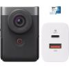 Canon Powershot V10 Starter Kit, silver