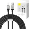 Fast Charging cable Baseus USB-A to Lightning CoolPlay Series 2m, 2.4A (black)