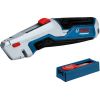 Bosch universal knife and blade set 63 x 19mm, carpet knife (blue/grey, incl. 13 blades)