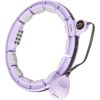 Vingrošanas aplis ar atsvaru HHM13 HULA HOOP VIOLET MAGNETIC WITH WEIGHT + COUNTER HMS