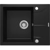 1-BOWL GRANITE SINK WITH DRAINER DEANTE BLACK NERO MAT ANDANTE