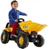 Rolly Toys Bērnu traktors ar pedāļiem rollyKid Dumper JCB (2,5-5 gadiem) 024247 Vācija