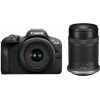 Canon EOS R100 + 18-45 + 55-210mm, black