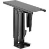 Maclean MC-885 B Under Desk Computer Holder Black Adjustable Max. 10kg.