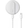 Joyroom JR-A28 ultra-thin magnetic induction charger, 15W (white)