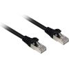Sharkoon network cable RJ45 CAT.6a SFTP LSOH black 2,0m - HalogenFree