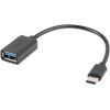 Lanberg AD-OTG-UC-01 USB cable 0.15 m USB 2.0 USB A USB C Black