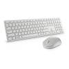 DELL KM5221W Pro Wireless Keyboard + Mouse Set - US International White