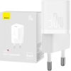 Mini wall charger Baseus GaN5 30W (white)