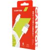 CANYON UC-1, Type C USB Standard cable, cable length 1m, White, 15*8.2*1000mm, 0.018kg