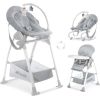 Hauck Sit N Relax 3 in 1 augstais krēsls, Stretch Grey