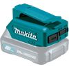 Akumulatoru adapteris Makita DEAADP06; 10,8 V / 12 V -> USB; Tālruņa akumulatoru uzlādēšanai