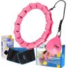 Komplekts HULA HOOP OHA02 PINK WITH WEIGHT ONE FITNESS + WAIST SUPPORT BR160