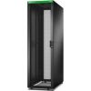 APC EASY RACK 600MM/42U/1000MM, WITH ROOF, SIDE PANEL,CASTORS,FEET AND 4 BRACKETS, NO BOTTOM, BLACK
