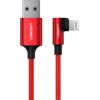Lightning to USB-A Angled Cable UGREEN US299, 2.4A, 1m (Red)