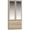 Top E Shop Topeshop SS-90 SON LUS KPL bedroom wardrobe/closet 5 shelves 2 door(s) Oak