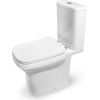 WC pods Vento Bergen  bez apmales ar horizonālo izvādu, 3/6l, ar duroplast Soft Close vāku, ūdens padeve no apakšas