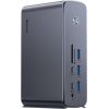 Hub Baseus UnionJoy 17-Port (USB-C to HDMI4K@60Hz*2+DP4K@60Hz*1+USB3.0*3+USB-C3.0*2+USB2.0*2+PD*1+PC*1+RJ45*1+SD/TF*1+3.5mm*1+DC*1） Usb HUB