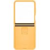 Samsung Galaxy Flip5 Silicone Cover with Ring Apricot