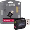 AXAGON ADA-17 USB2.0 - Stereo HQ Audio Mini Adapter 24bit 96kHz