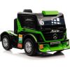 Lean Cars Viens elektroauto ar piekabi Mercedes-Benz Axor XMX622, zaļš