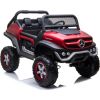 Lean Sport Elektriskā apvidus automašīna Mercedes Unimog 4 x 4, sarkanā krāsā