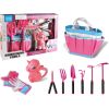 Import Leantoys Garden Kit Bag Tools Gloves Rakes Pink Unicorn