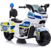 Lean Cars Electric Ride-On Police Motorbike TR1912 White