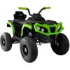 Lean Cars Quad BDM0906 Electric Ride On Vehicle Pumped Wheels - Black