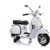 Lean Cars Vespa Scooter Electric Ride On Motorcycle - White