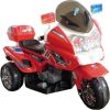 Lean Cars CH815 Red - Electric Ride On Police Motorcycle
