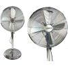 Import Leantoys Floor Fan Vento 40 cm 50W INOX Chrome