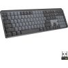 Logitech MX Mechanical graphite, LEDs white, Kailh Choc V2 low profile BLUE, Logi Bolt, USB/Bluetooth, US