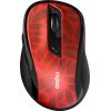 Rapoo M500 Silent Multi-mode wireless red, USB/Bluetooth