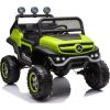 Lean Cars Mercedes Unimog S Green bērnu elektroauto Bērnu elektriskās automašīnas