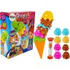 Import Leantoys Skill Game Ice Cream in a Wafer. Colorful Pyramid Arrange the Tower