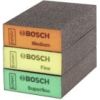 Bosch EXPERT S471 standard sanding block set, 3 pieces, sanding sponge (multicolored, 97 x 69 x 26mm)