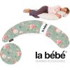 La Bebe™ Nursing La Bebe™ Moon Maternity Pillow Art.11518 Roses Green Spilvens-pakavs grūtniecēm ar polistirola pildījumu, 195 cm
