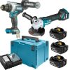 Makita DLX2431TJ (DDF486+DGA513); 18 V; 3x5,0 Ah