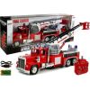Import Leantoys Firetruck Extendable Rotary Ladder R / C Sound Light Siren