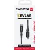 Swissten Kevlar Kabelis USB-C / Lightning 1.5m / 60w