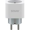 SAVIO WI-FI smart socket, 16A, AS-01, White