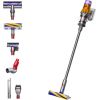 Dyson V12 Detect Slim Absolute handheld vacuum Nickel, Yellow Bagless