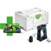 Akumulatora triecienskrūvgriezis Festool CXS 18-Basic-3,0; 18 V; (bez akumulatora un lādētāja) + Dāvanā 3,0 Ah kumulators!