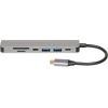 IBOX HUB USB IUH3SL4K SLIM USB3.2 HDMI 4K PD100W