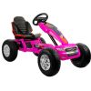 Bērnu vienvietīgs elektriskais kartings Ford, rozā krāsā