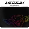 Spirit Of Gamer Gaming Mouse Pad Darkskull M Size (33x24) Black