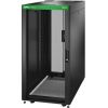 APC EASY RACK 600MM/24U/1000MM , WITH ROOF, SIDE PANEL,CASTORS,FEET AND 4 BRACKETS, NO BOTTOM, BLACK